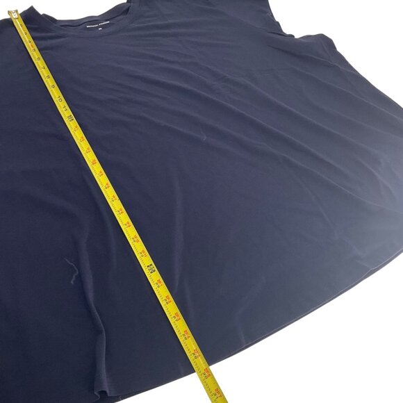 NWT Universal Standard Womens Navy Blue Tee 3XL Pima Cotton Modal Relaxed Fit - Picture 9 of 10